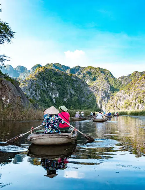 Balade en barque Ninh Binh