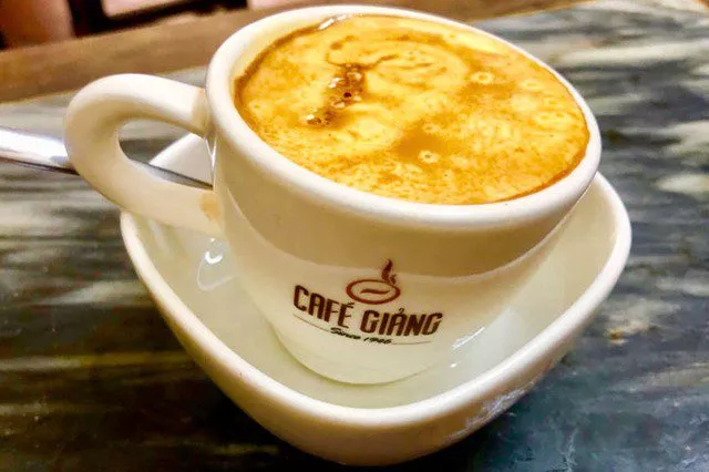 Café à l'oeuf à Hanoi