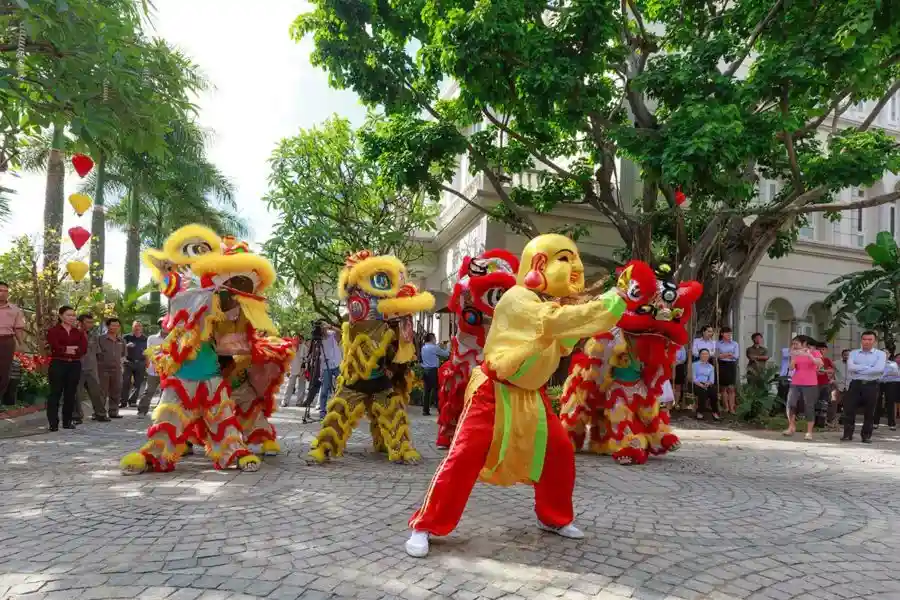 Danse du lion Vietnam