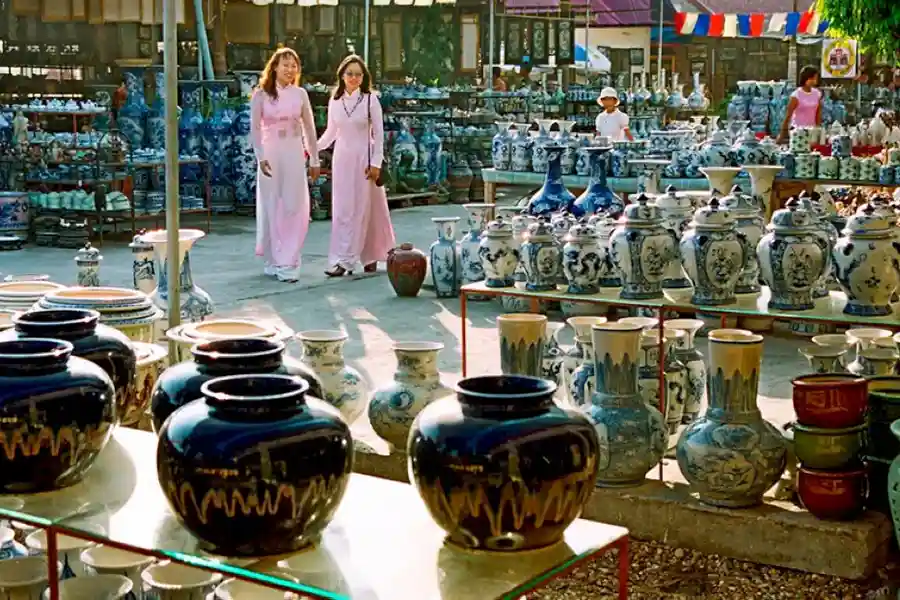 Marché au village de Ba Trang