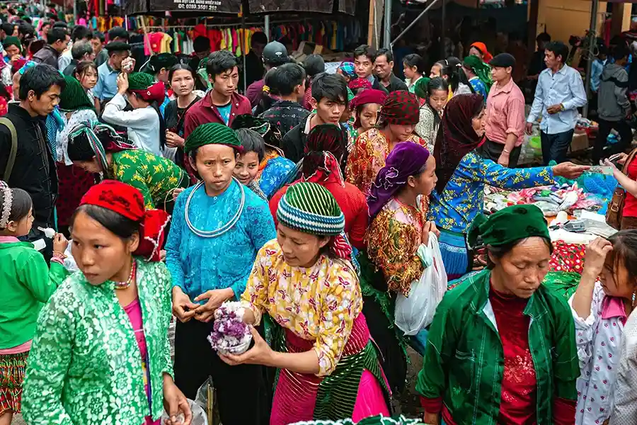 Marché ethnique Ha Giang