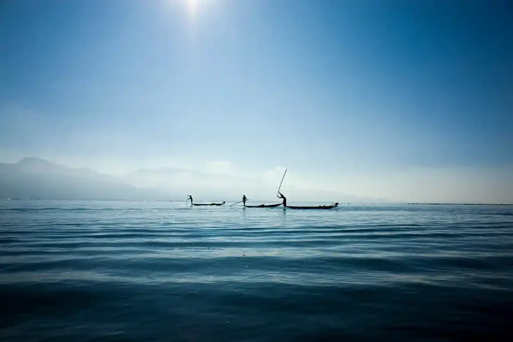 Pêche au lac Inle, Birmanie