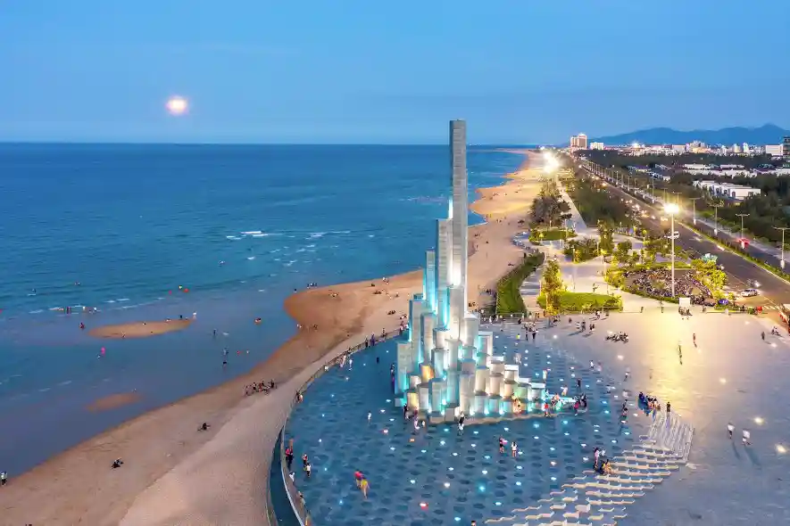 Le bord de mer à Tuy Hoa, Phu Yen