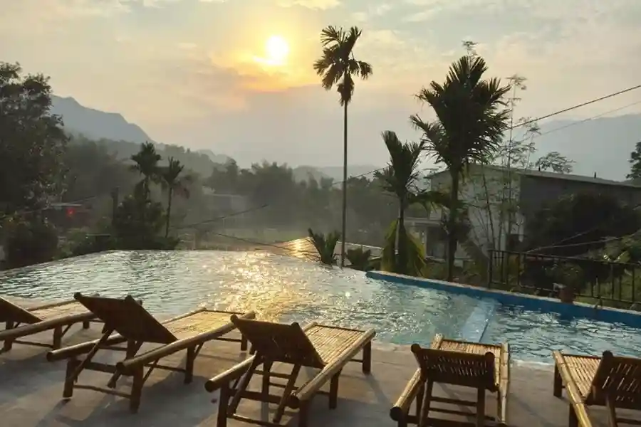Piscine du Mai Chau Sunset Houtique Hotel